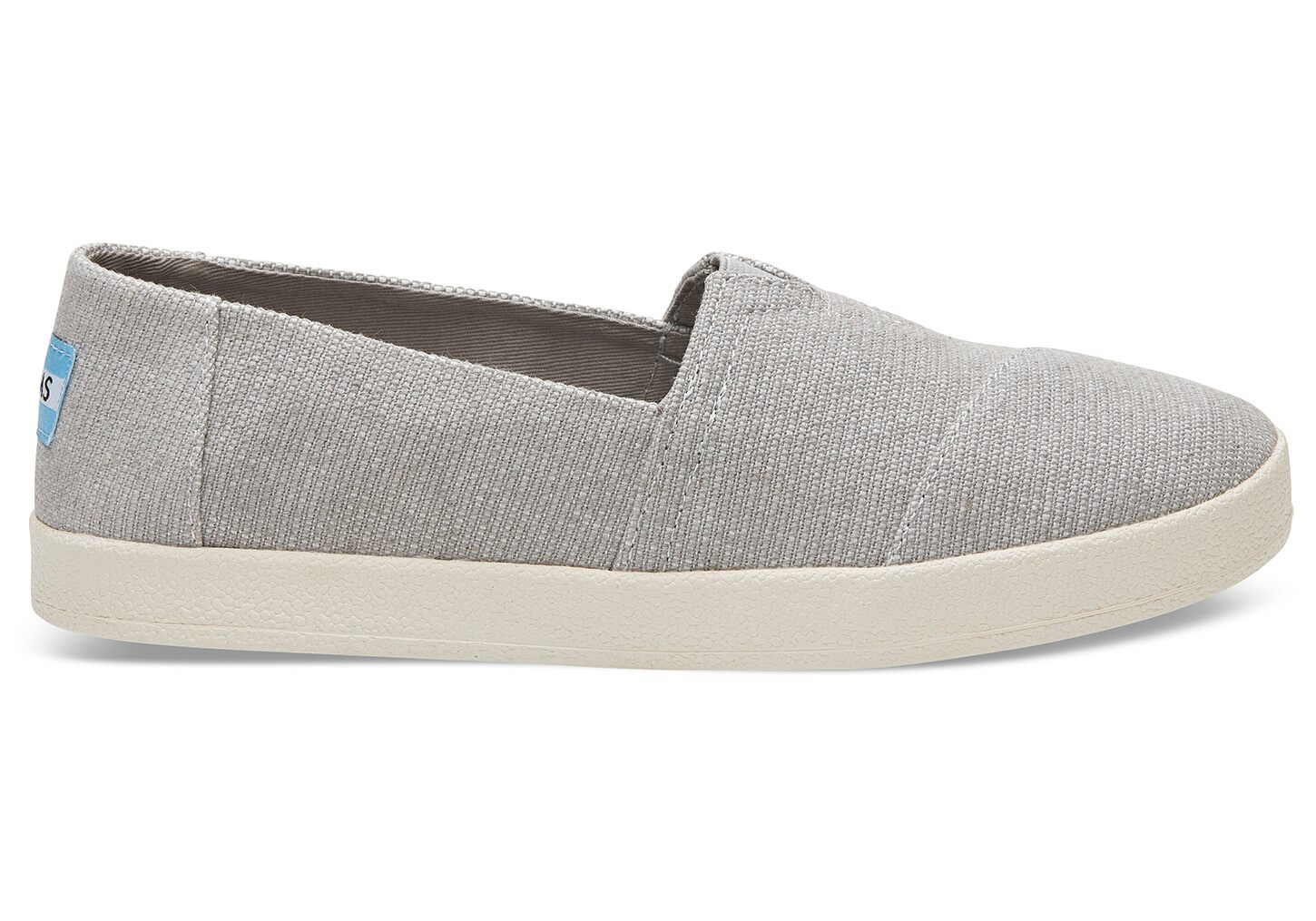 Toms Avalon Heavy Canvas - Womens Slip Ons - Grey - NZ - 254760KXY